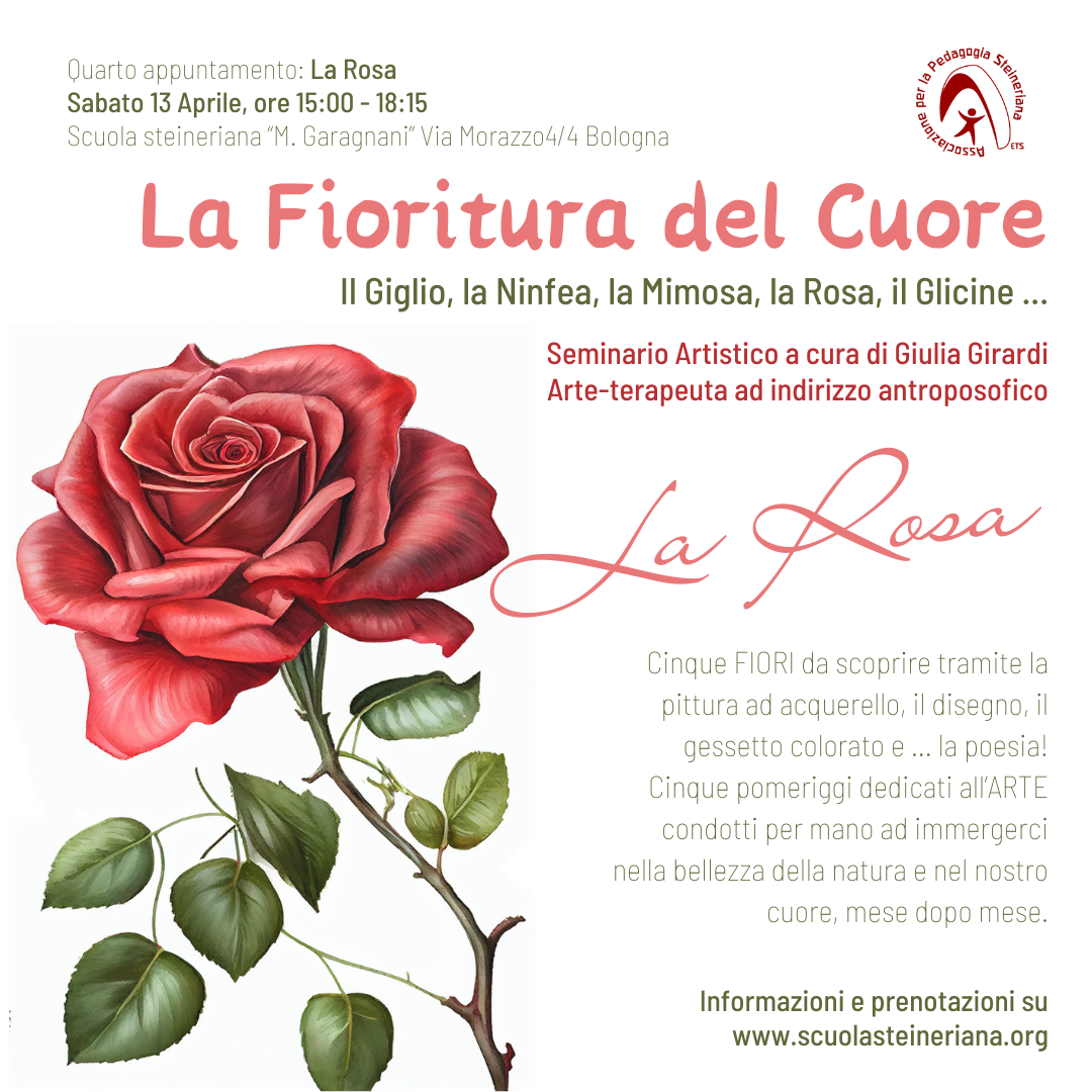 La fioritura del cuore - laboratorio artistico: la rosa